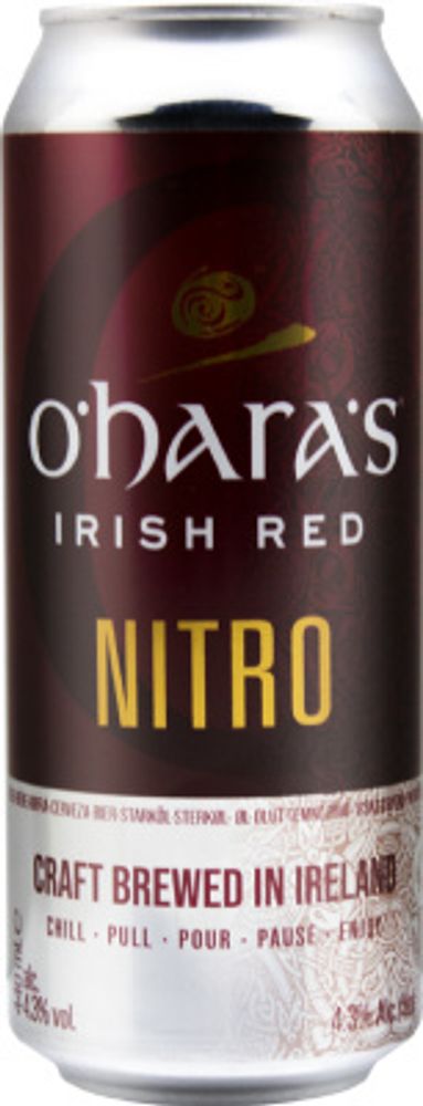Пиво О`Хара`с Айриш Ред Нитро / O&#39;Hara&#39;s Irish Red Nitro 0.44 - банка