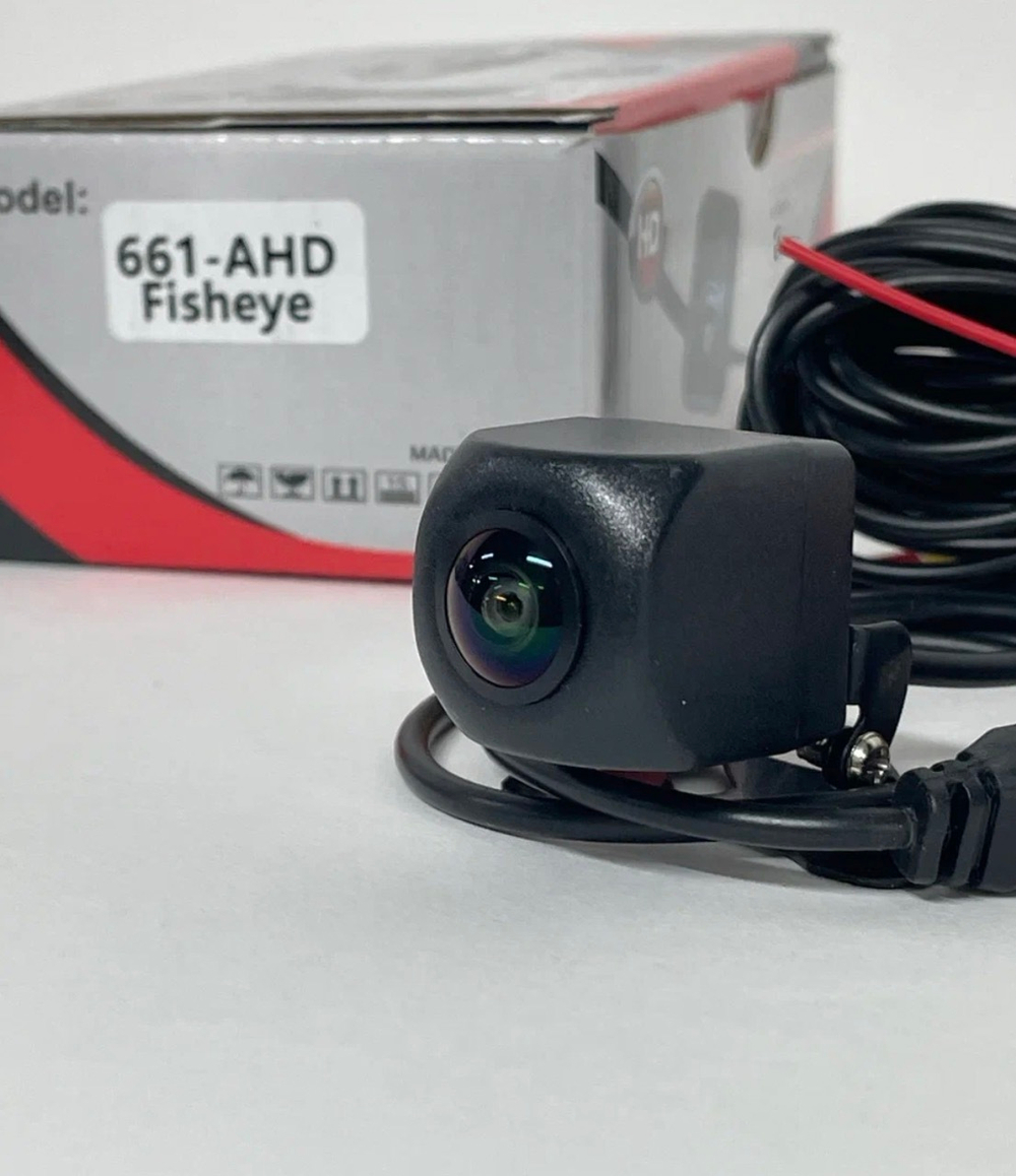 Камера заднего вида 661-AHD Fisheye, 12v, 720р, широкоугольная камера, черный, CAM PLUS, TG (1 шт.)