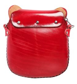 BL-07/1 Сумочка кожаная «Кот»