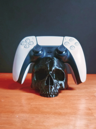 Подставка для джойстика/геймпада PS5 в виде черепа, 3D печать, черный