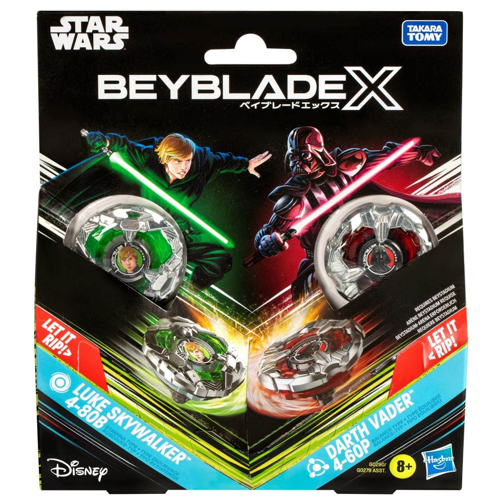 Игровой набор Hasbro Beyblade X Star Wars Luke Skywalker G0279 G0290 vs Darth Vader G0290 — фото 2