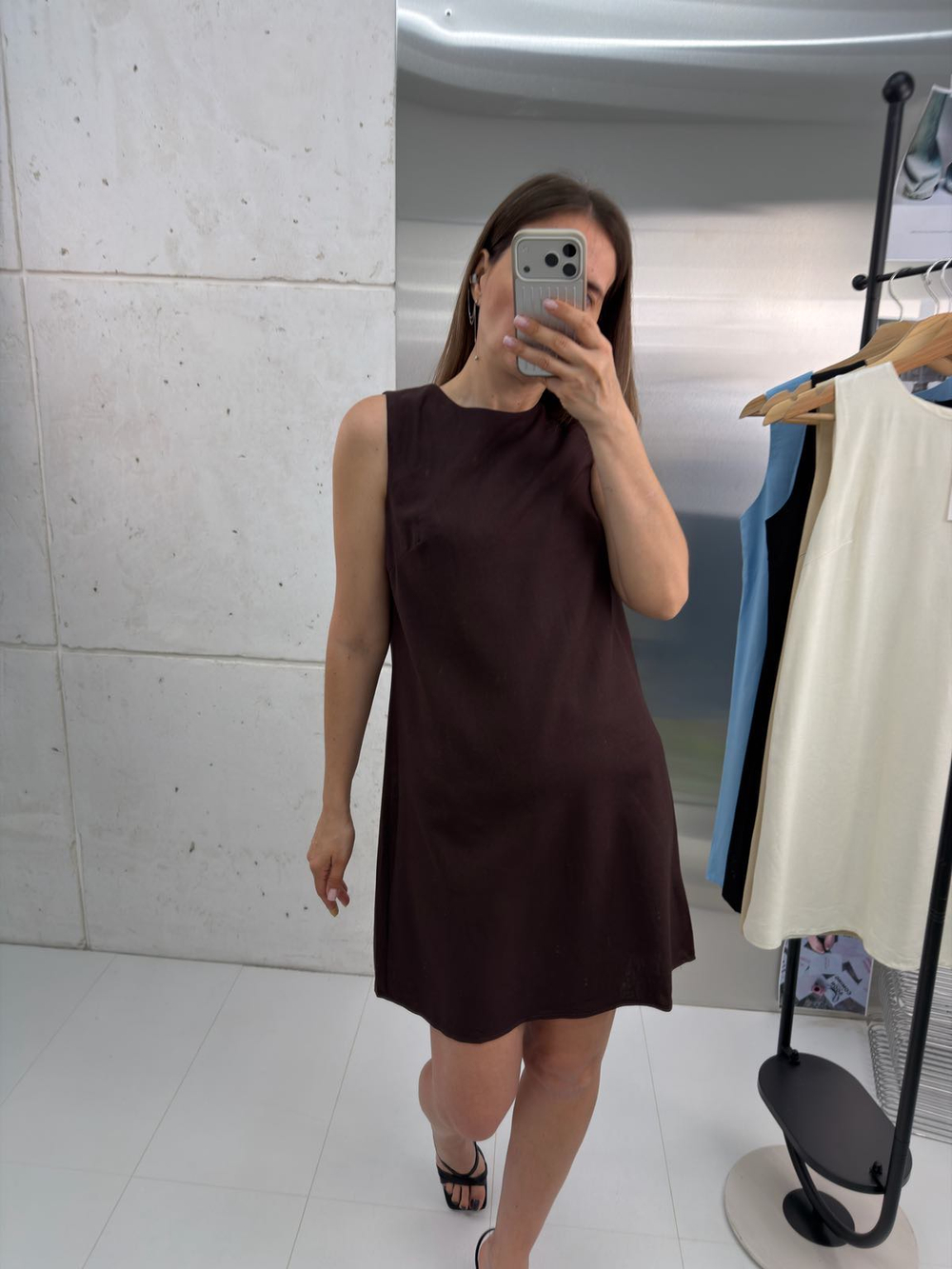 Платье льняное