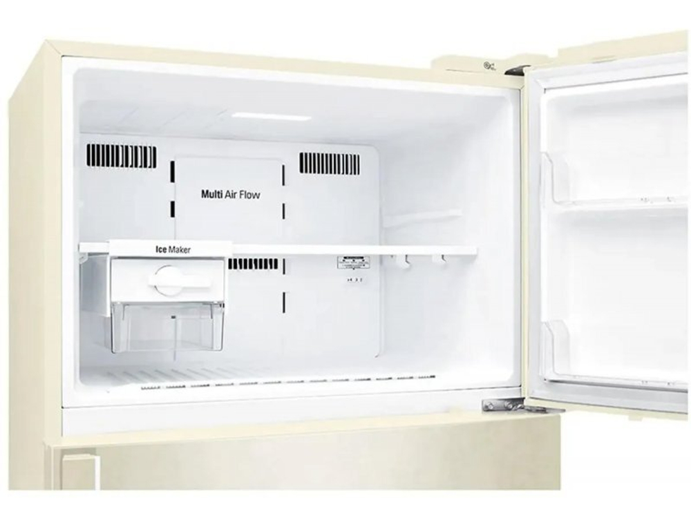 Холодильник LG GR-H802HEHL бежевый