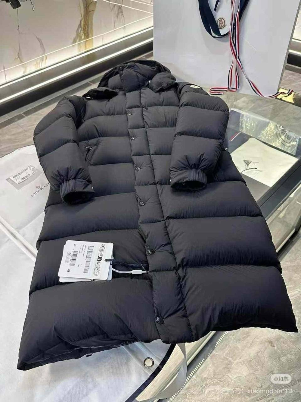 Удлиненный пуховик Moncler