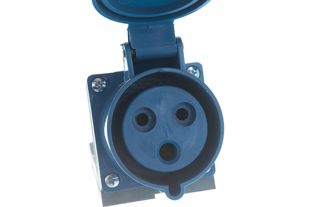Электрическая кабельная вилка IEK 32А 2P+E 220В IP44 023 ИЭК PSR01-032-3