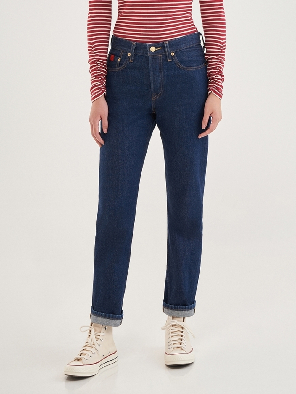 Классические женские прямые джинсы Levi's 501 Straight 12501-0499