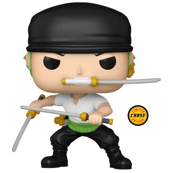 Фигурка Funko POP! Animation One Piece Roronoa Zoro w/Chase (1775) 80369 / Фигурка Фанко ПОП! по мотивам аниме "Ван Пис", Ророноа Зоро (ЧЕЙЗ)