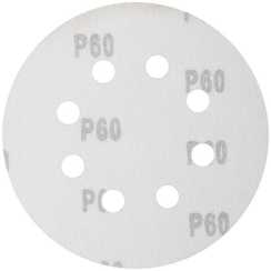 Круги шлифовальные 5 шт., 125 мм, Р60, 8 отверстий FIT IT 39663