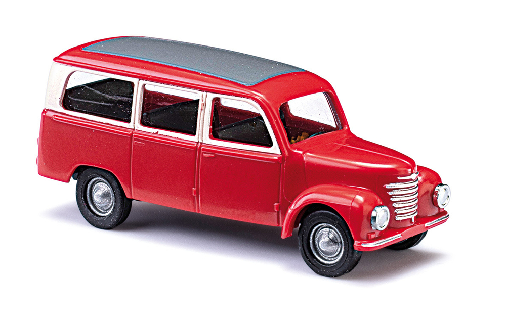 Автомобиль Framo V901/2 Bus, бордовый / бежевый (TT)