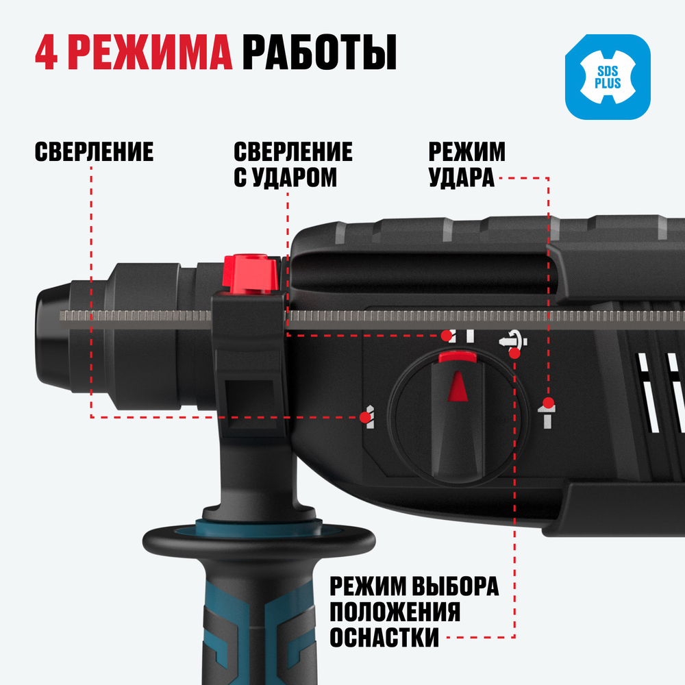 Перфоратор ALTECO RH 650-24 SDS-Plus