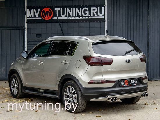 Юбка IXION заднего бампера для Kia Sportage III