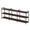 10ССТ.3.800 Стеллаж средний тройной 3 полки, широкий (2360*400*952)