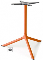 Стол ламинированный обеденный Scab Design Tripe Maxi, терракотовый, цементный