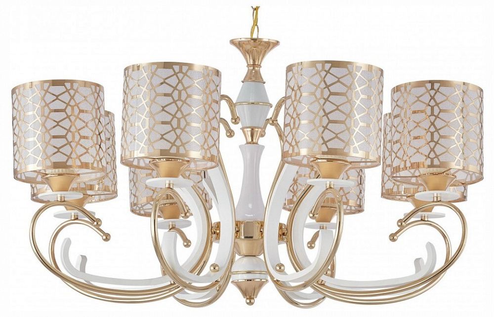 Подвесная люстра Arte Milano Florentia-1237 301237/8 Wh/Gd