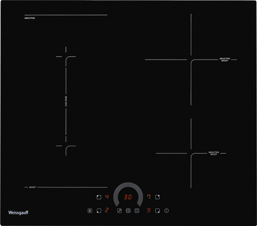 Варочная поверхность Weissgauff HI 643 BFZC черный