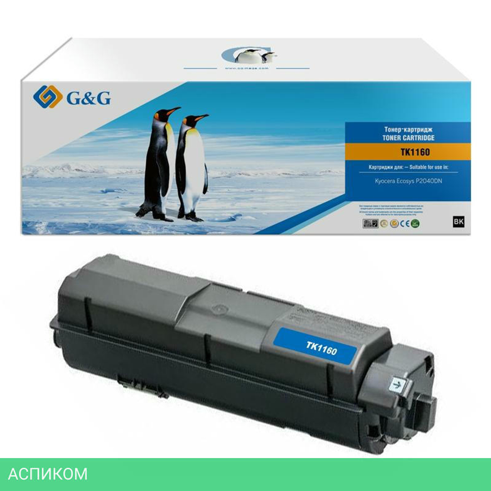 Картридж G&G GG-TK1160 черный