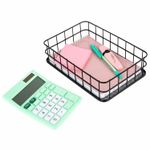 Органайзер корзинка для косметики и мелочей металлическая MONTE VITA, 242х162х63 мм, черный, 272482