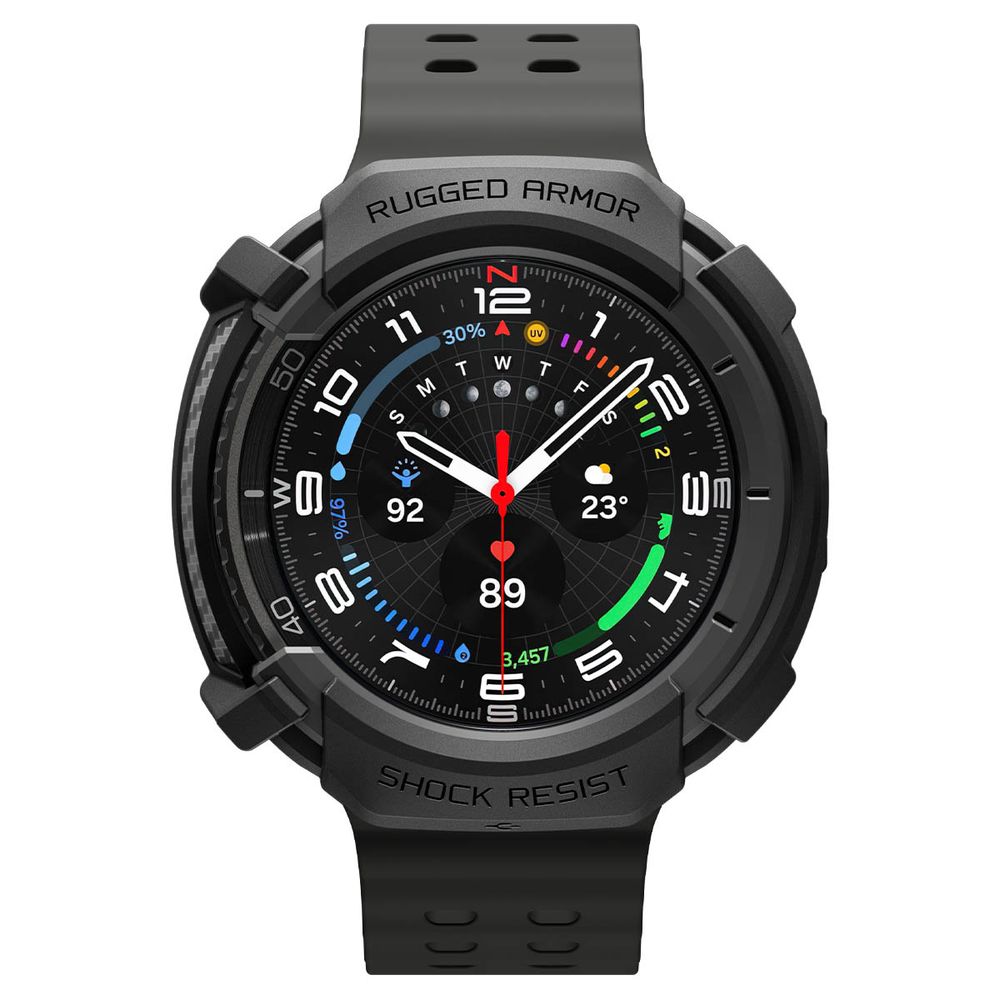 Ремешок Spigen Rugged Armor для Galaxy Watch 8 Classic (46 mm) черный
