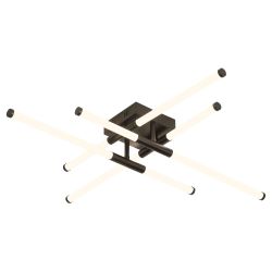 Светильник потолочный светодиодный ЭРА Модерн Fliss CLL-1 72W 3K-6K RC BK с ду черный | Светильники SPB-6 с ДУ
