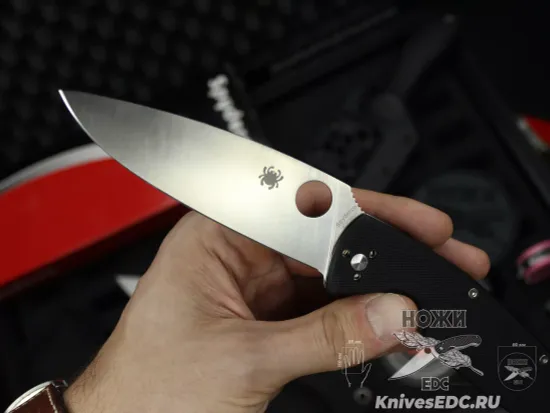 Нож складной Spyderco Resilience C142GP c клинком из стали 8Cr13MoV, рукоять G10