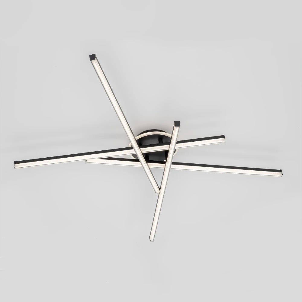 Citilux Trent CL203641 LED Люстра потолочная с пультом Чёрная