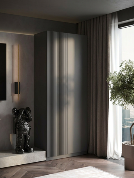 Шкаф Распашной Графит 120х220х50 Olympia