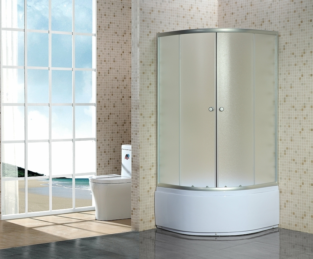 Душевой уголок Niagara Eco 90x90 NG-006-14N профиль Хром матовый стекло матовое