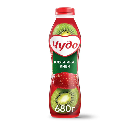Йогурт "Чудо"  Киви-Клубника 1,9% 680гр