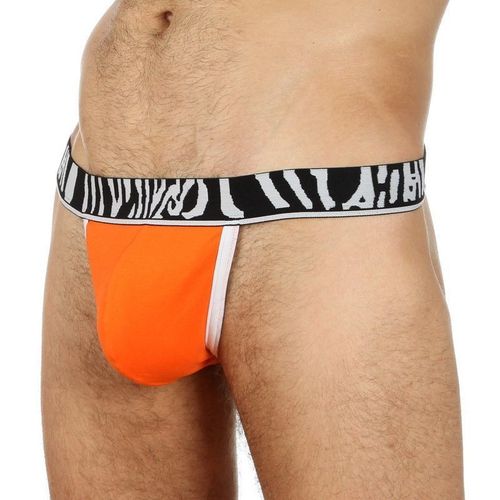 Мужские трусы стринги Movere ZEBRA ORANGE String