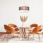 8002/1A MODERNI LN25 000 белый, черный металл/металл, текстиль Подвес Е27 60W 220V ANIMAISA