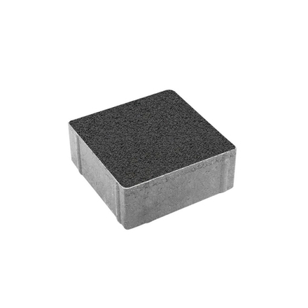 Тротуарная плитка КВАДРАТ 200х200 мм - Гранит Серый