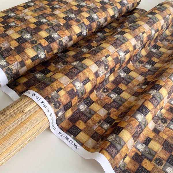 ВИНТАЖНАЯ ПЛИТКА, 100% хлопок Handmade Fabrics 4