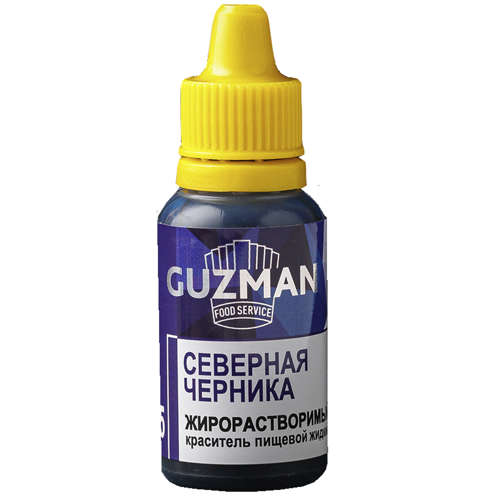 Краситель жидкий жирорастворимый Северная черника (415), GUZMAN, 15 г