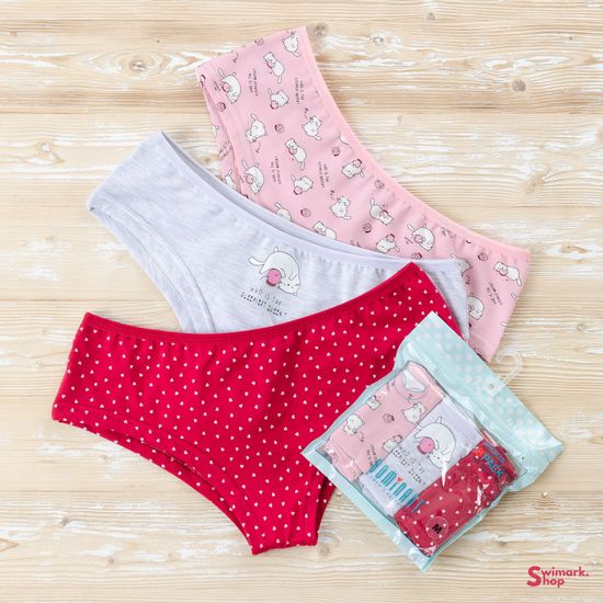 Трусики женские DOMINANT 85000-139, SHORT, 3 шт. в уп.