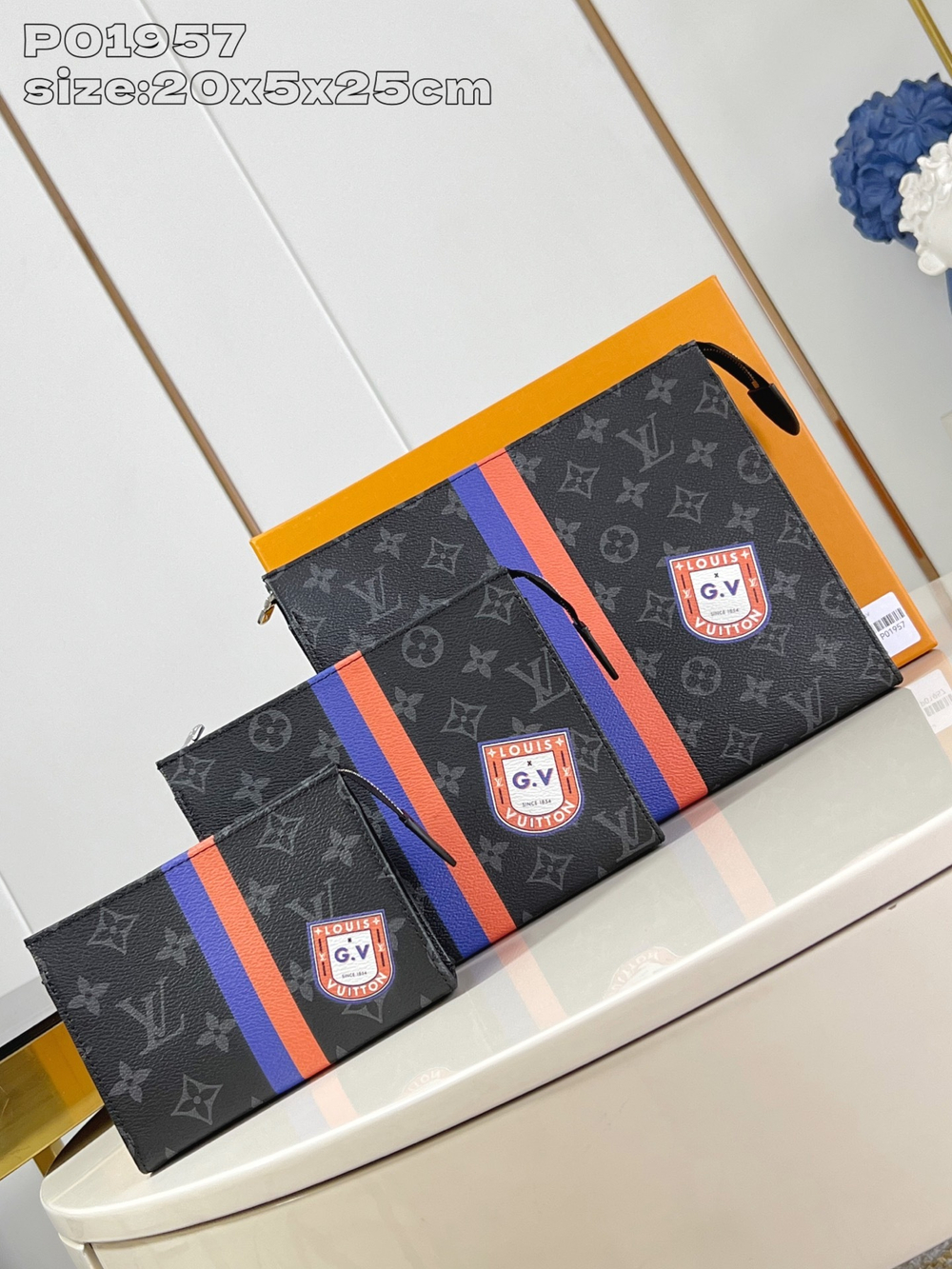 Louis Vuitton Trio Toilet Pouch Mon Monogram