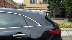 Спойлер багажника Vettel v1 Infiniti fx35 fx37 fx50 fx30d qx70d