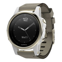 Умные часы Garmin Fenix 5s Sapphire, сапфировое стекло, замшевый ремешок (010-01685-13)
