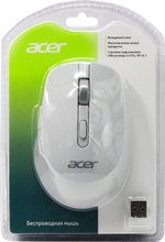 Acer Wireless Mouse OMR310 Light grey <ZL.MCECC.033> (RTL)  7btn+Roll,  беспроводная
