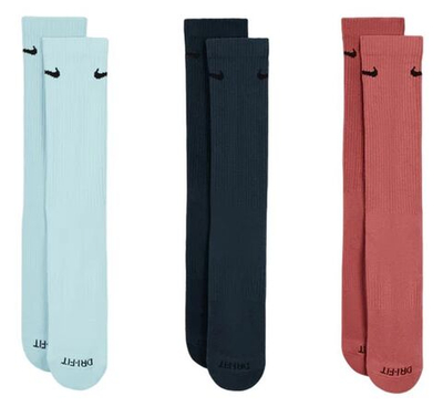 Теннисные носки Nike Everyday Plus Cushioned Training Crew 3P - Multikolor