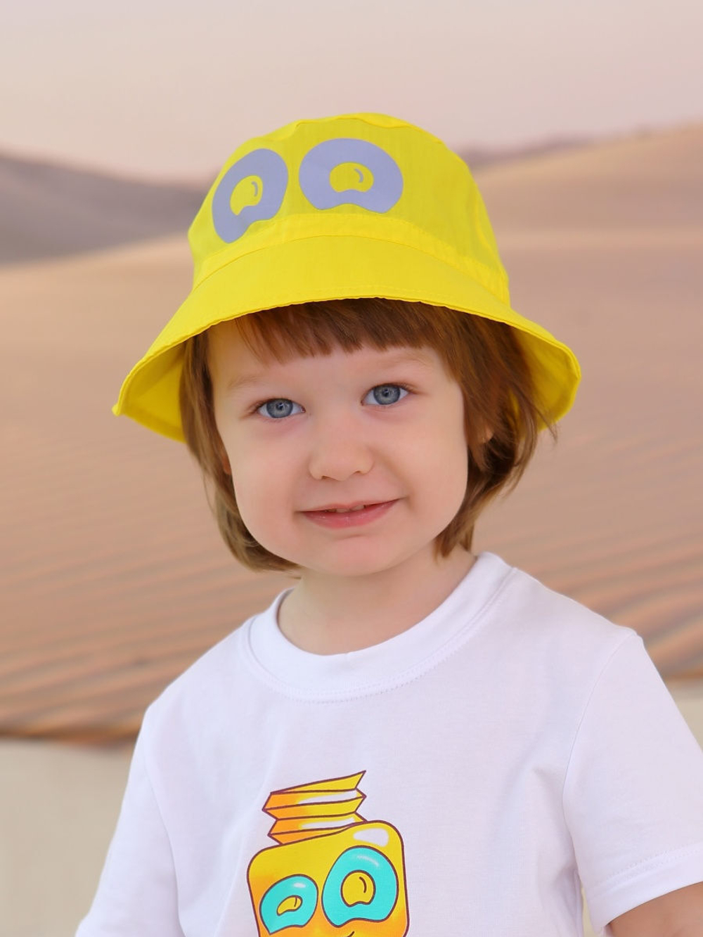 Панама детская солнцезащитная для девочек и мальчиков со светоотражающим эффектом CROOT