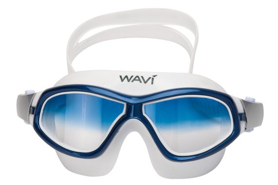 Очки для плавания SalviMar FLUYD SPYDER Белый силикон/голубые линзы
