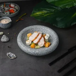 Салатник 420 мл d 20,8 см h4,5 см Stone Untouched Taiga P.L. Proff Cuisine [1]