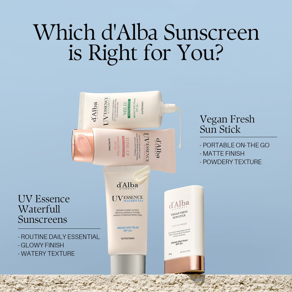 d'Alba, Vegan Fresh Sun Stick, SPF 50+, 20 г (0,7 унции)