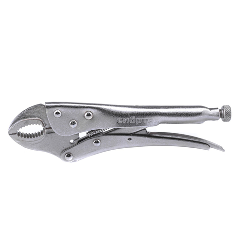 18422 Зажим ручной, полукруглый захват, 220 мм//Сибртех