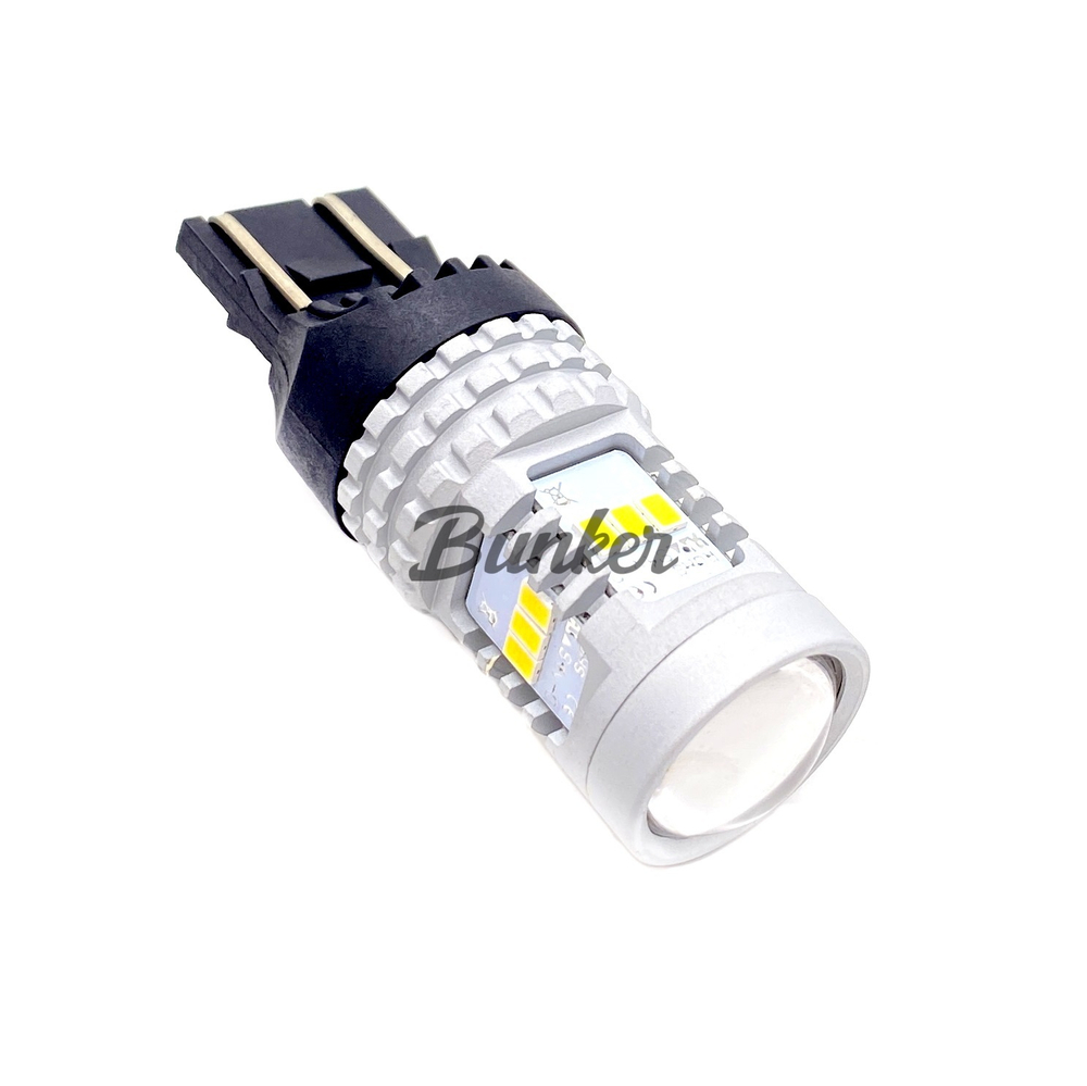 Светодиодная автомобильная LED лампа TaKiMi 7443-3020-14SMD (W21/5W),Белый,Не полярная,12V