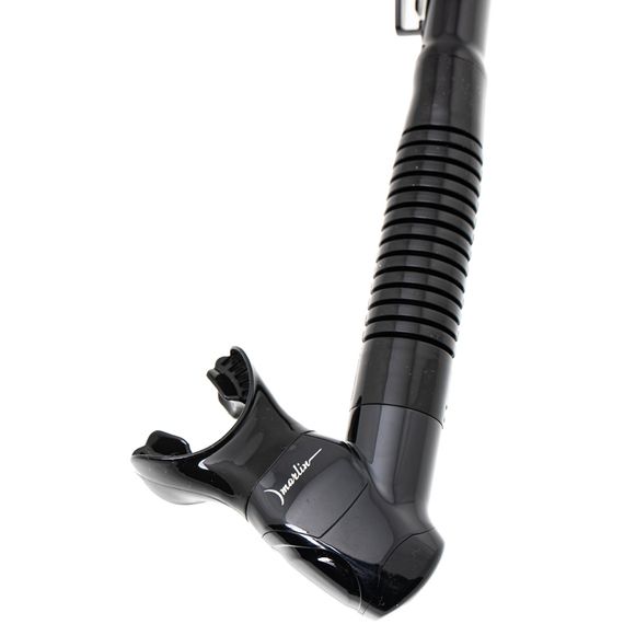 Трубка Marlin Dry Lux (прямая гофра)  Black