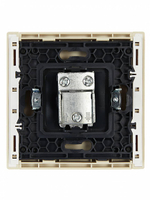 FORTE&PIANO Розетка TV проходная FP429 ваниль IEK