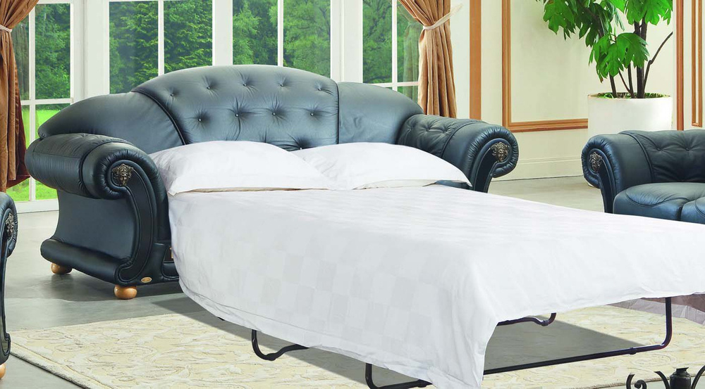 Диван-кровать Versace 3-х местный черный