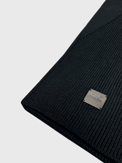 Шарф Calvin Klein Solid Ribbed Black Beauty - One Size