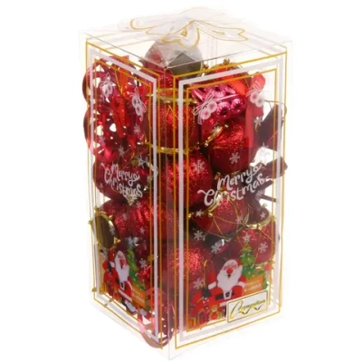 Набор украшений «Волшебство» 19.5*9.5*9.5 см (32 предмета), Красный